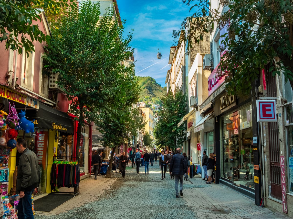 شوارع مدينة اوردو التركية والتلفريك