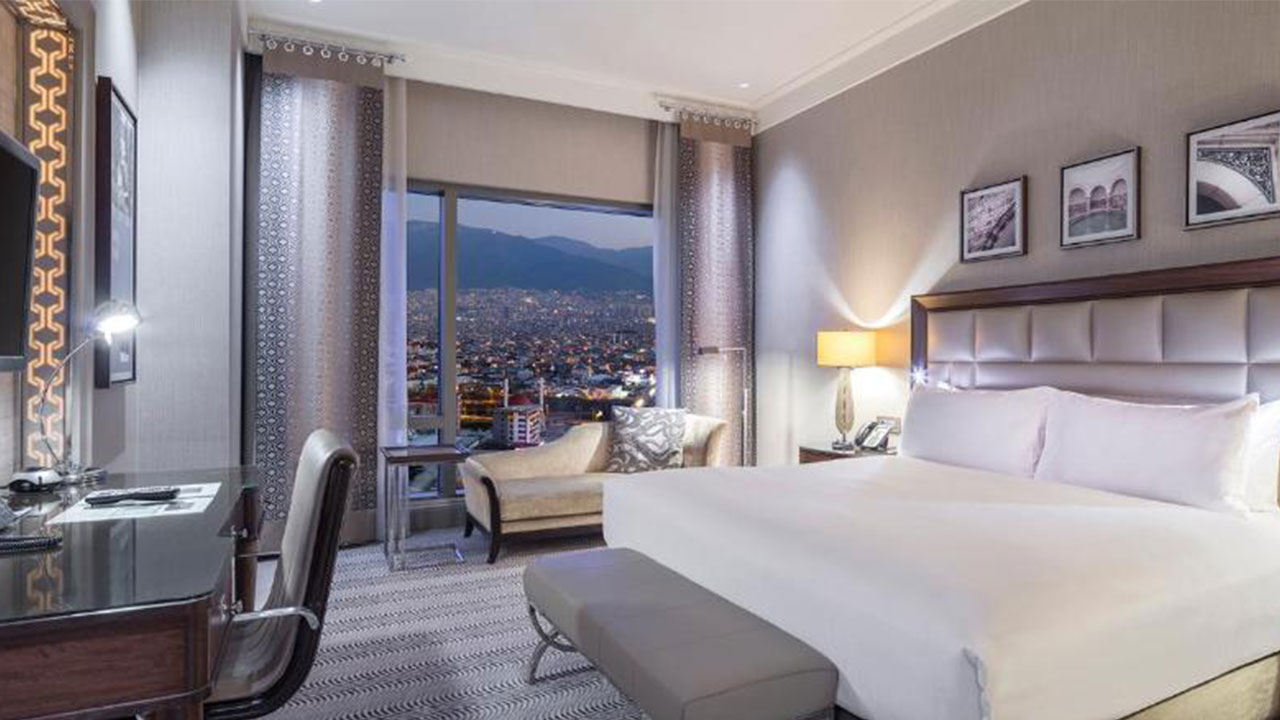 احدى غرف هيلتون بورصة